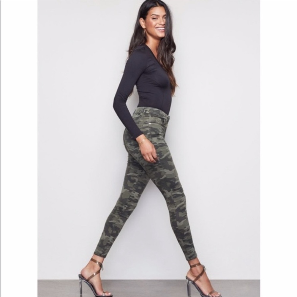 Good American Camo Good Legs Skinny Jeans Size 27